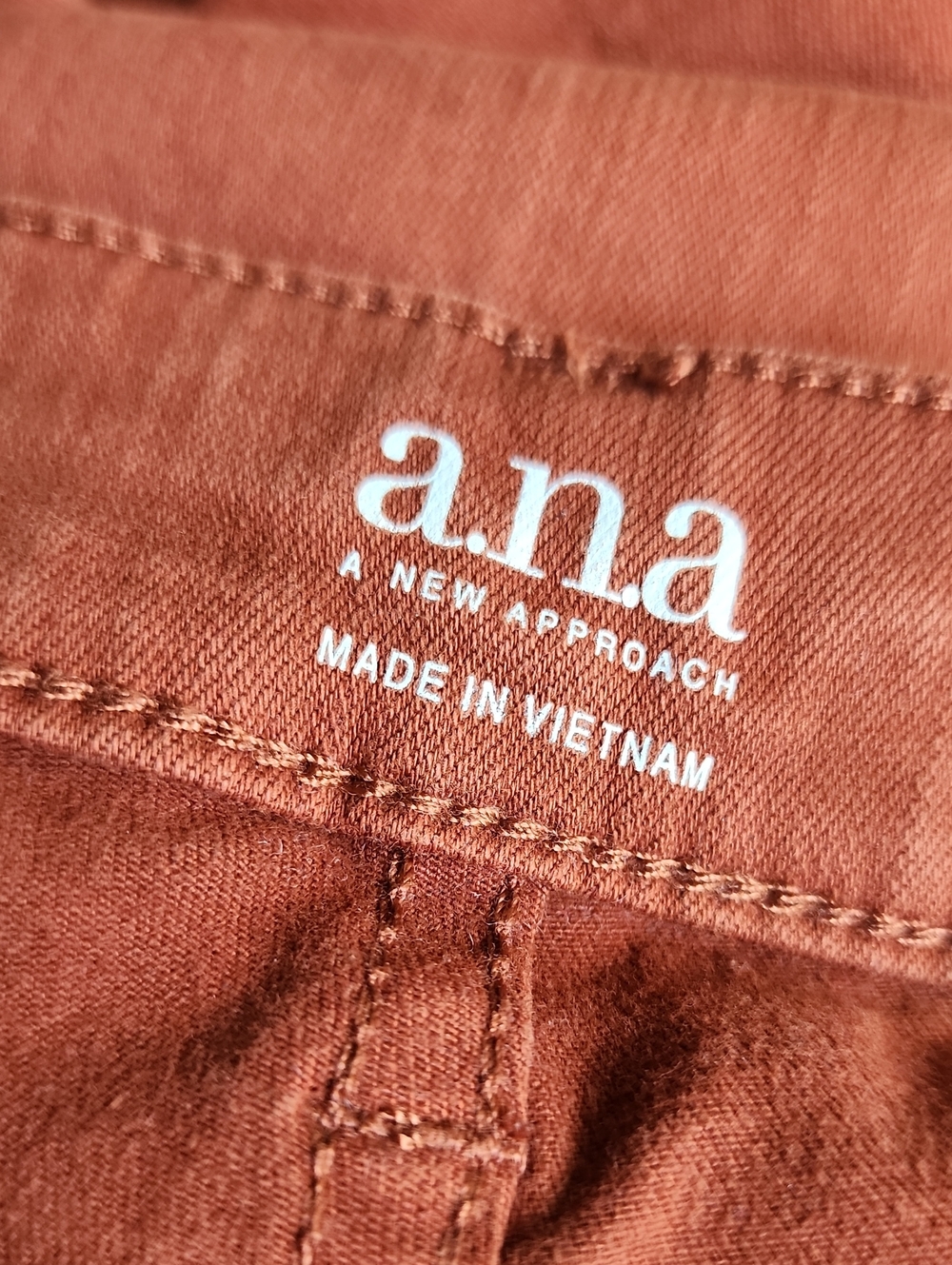 A.n.a Ladies Burnt Orange Jeggings - Picture 4 of 5